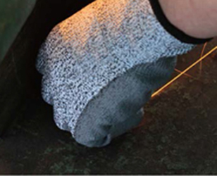 HDPE Nitrile Coated Cutting Gloves